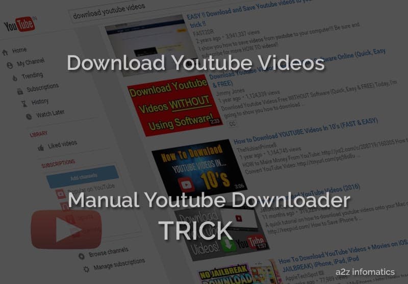 Download Youtube Videos TRICK