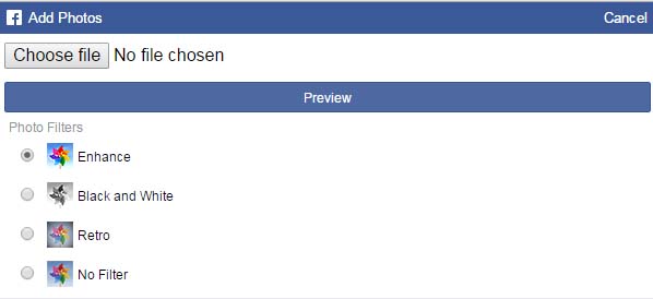 add photos to mbasic facebook version