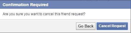 Confirm Cancel Request