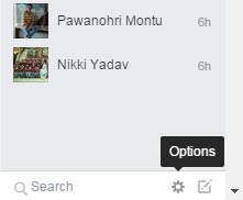 facebook chat options