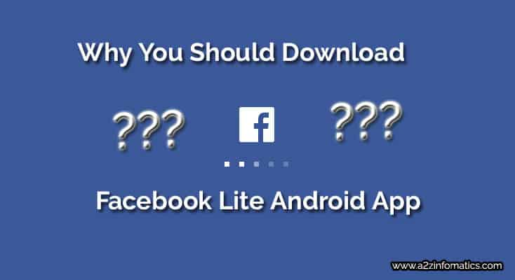 Facebook Lite Application
