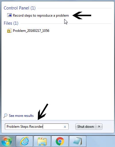 howto open problem steps recorder