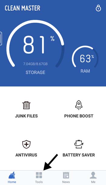 delete duplicate photos using clean master app