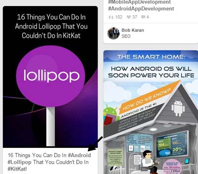 hashtags on pinterest