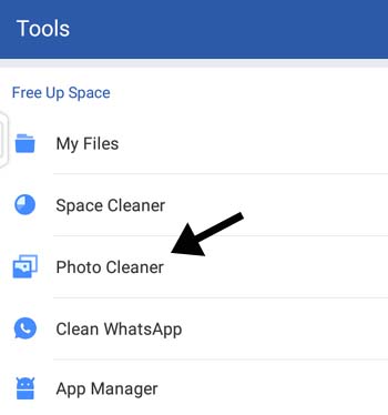 photo cleaner option