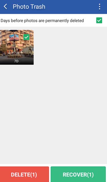 photo trash options