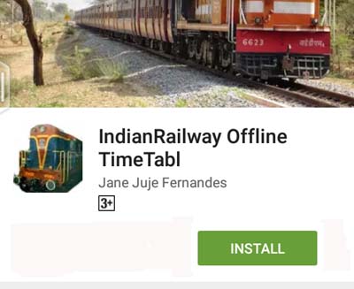 railtime android app install