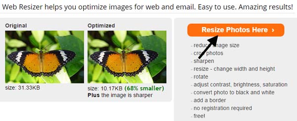reduce image size button