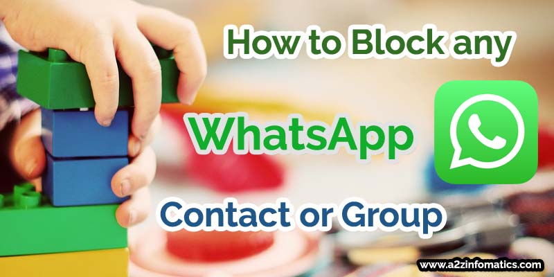 how to block any whatsapp contact group