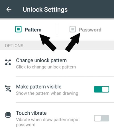 howto password pattern lock in applock