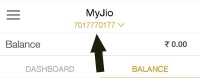 how to know my jio number
