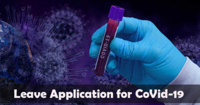 corona virus covid-19 leave application format sample