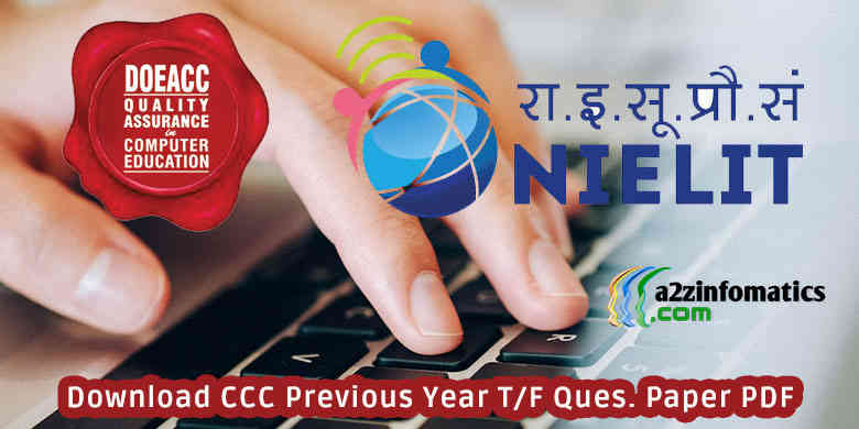 download ccc previous year true false question answer paper pdf